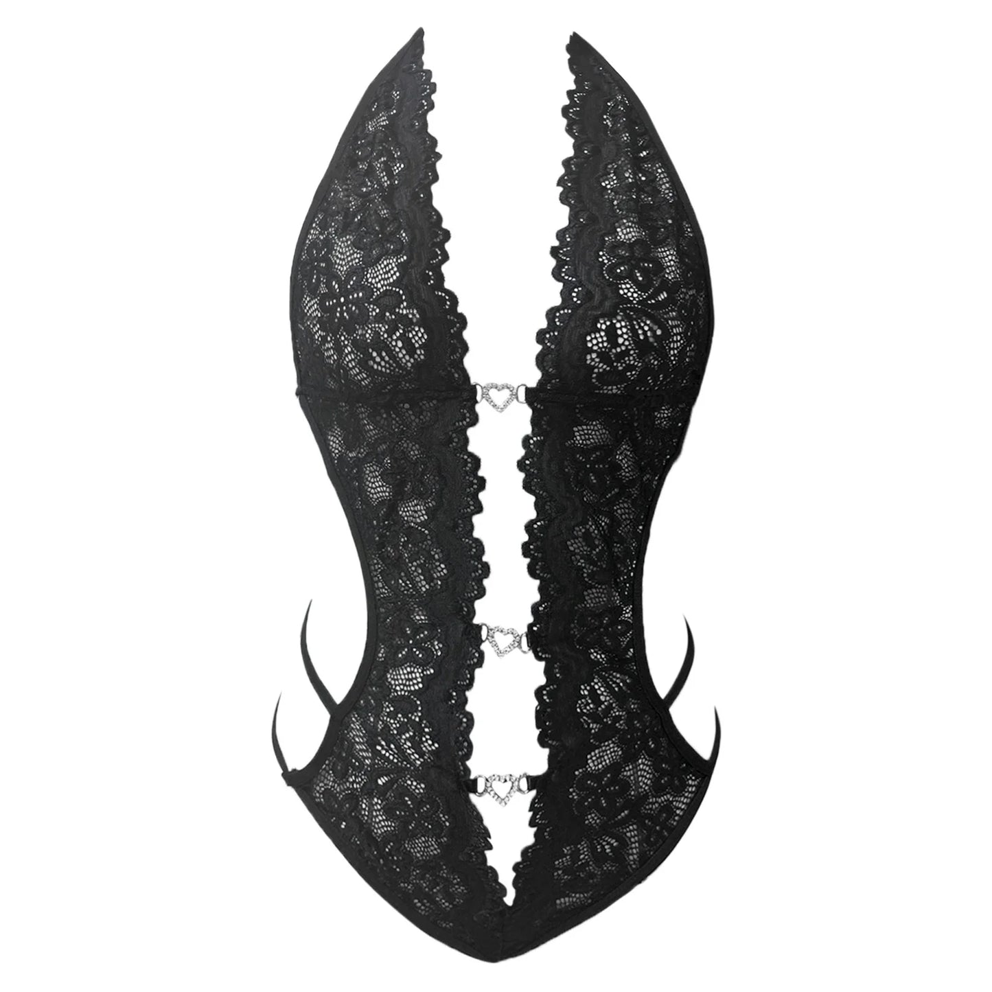 Womens Valentines Day Lingerie 1 Piece Women Clothing Lingerie Lace Bodysuit S