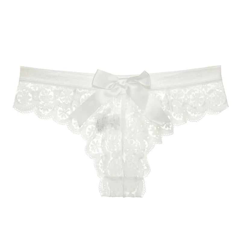 Meet'R Amazing Women Lingerie G String Lace Underwear Femal Sexy T-Back Thong Sheer Panties Japan Style Hot Transparent Knickers