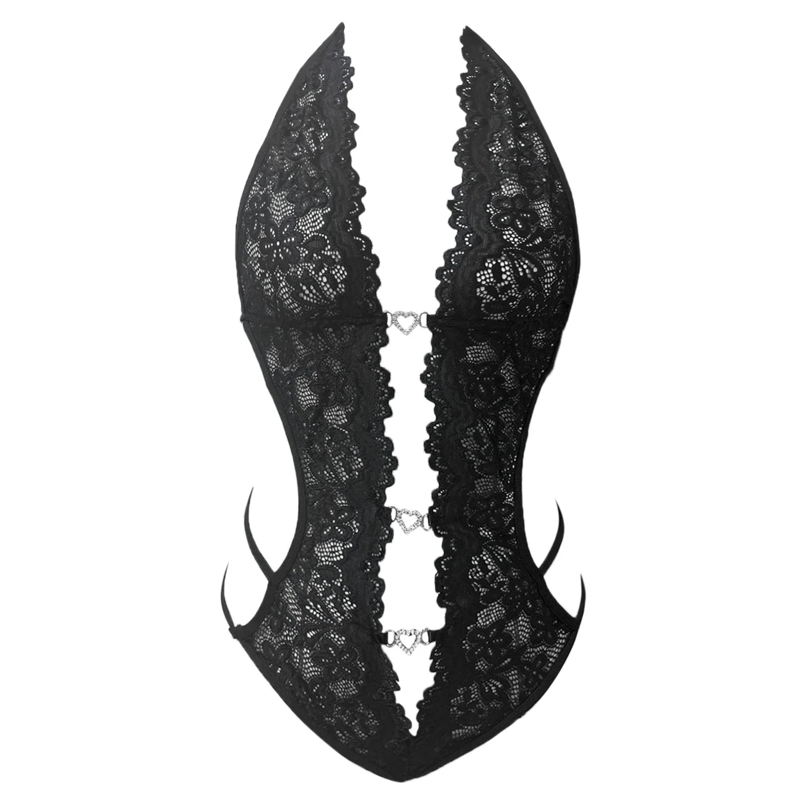 Womens Valentines Day Lingerie 1 Piece Women Clothing Lingerie Lace Bodysuit S