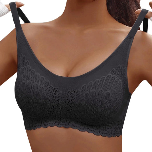 Women'S T Shirt Bra, Demi Cup, Smoothing, Lightly Lined，Full Coverage ，Wireless，Bra.
